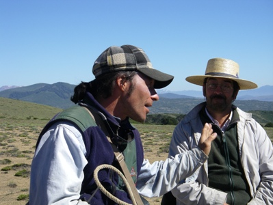 hernan and Aldo, the argentinean and the chilean guid on our trail ride across the andes chile to Argentina